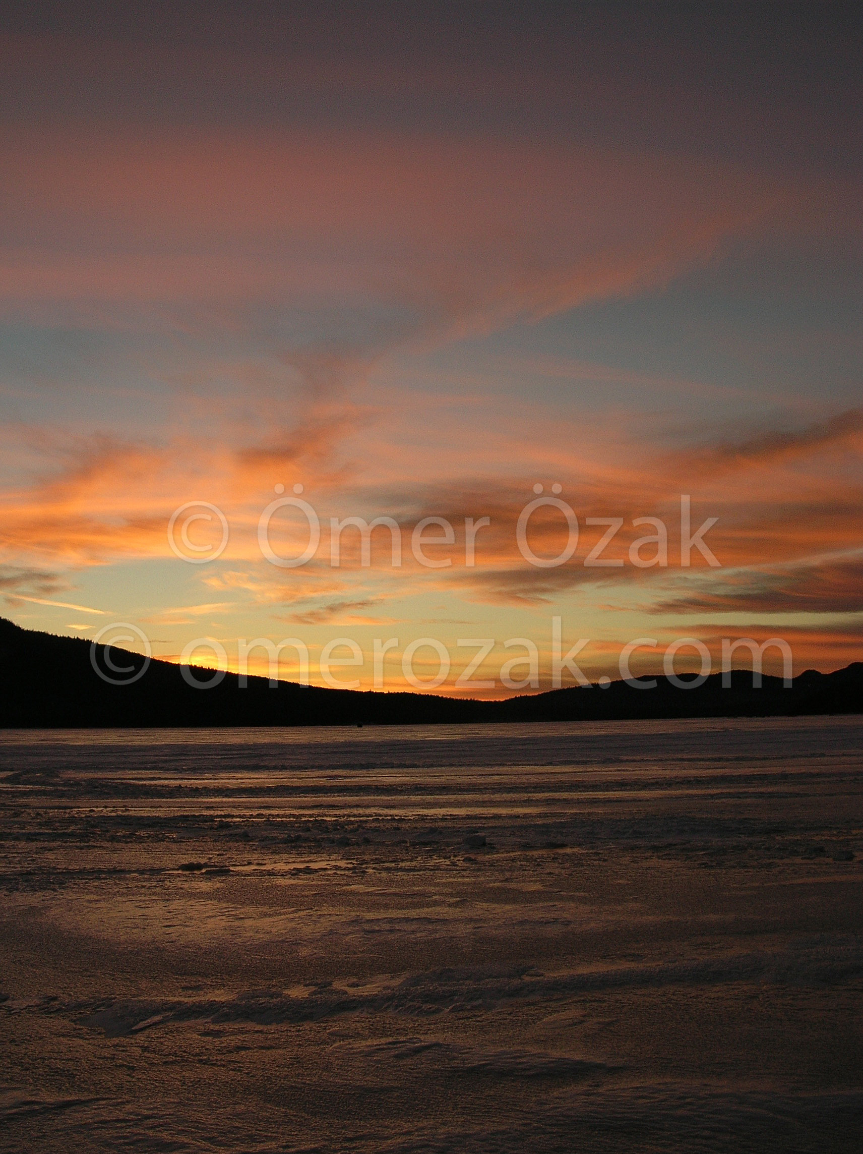 Dusk in Maine